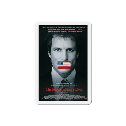 The People Vs Larry Flynt 1996 Movie Poster Refrigerator Magnet 2 Inch - The Sticker Space