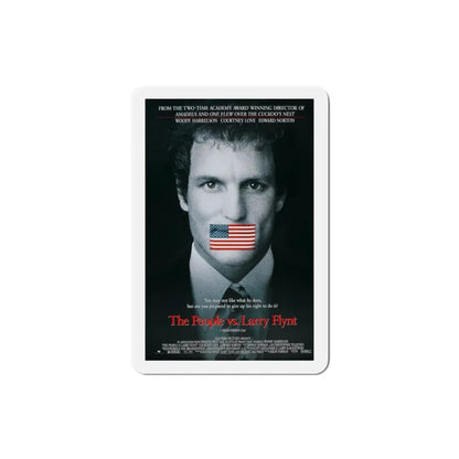 The People Vs Larry Flynt 1996 Movie Poster Refrigerator Magnet 3 Inch - The Sticker Space