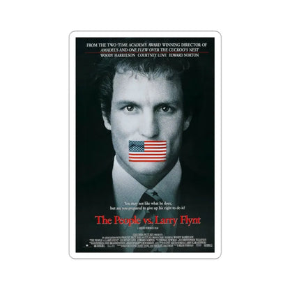 The People Vs Larry Flynt 1996 Movie Poster STICKER Vinyl Die-Cut Decal 3 Inch - The Sticker Space