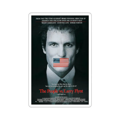 The People Vs Larry Flynt 1996 Movie Poster STICKER Vinyl Die-Cut Decal 4 Inch - The Sticker Space