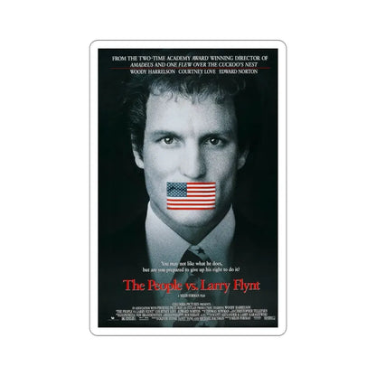 The People Vs Larry Flynt 1996 Movie Poster STICKER Vinyl Die-Cut Decal 5 Inch - The Sticker Space