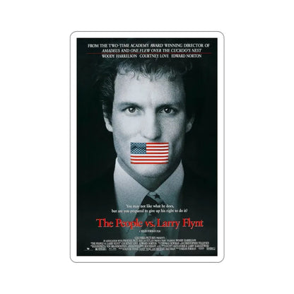 The People Vs Larry Flynt 1996 Movie Poster STICKER Vinyl Die-Cut Decal 6 Inch - The Sticker Space