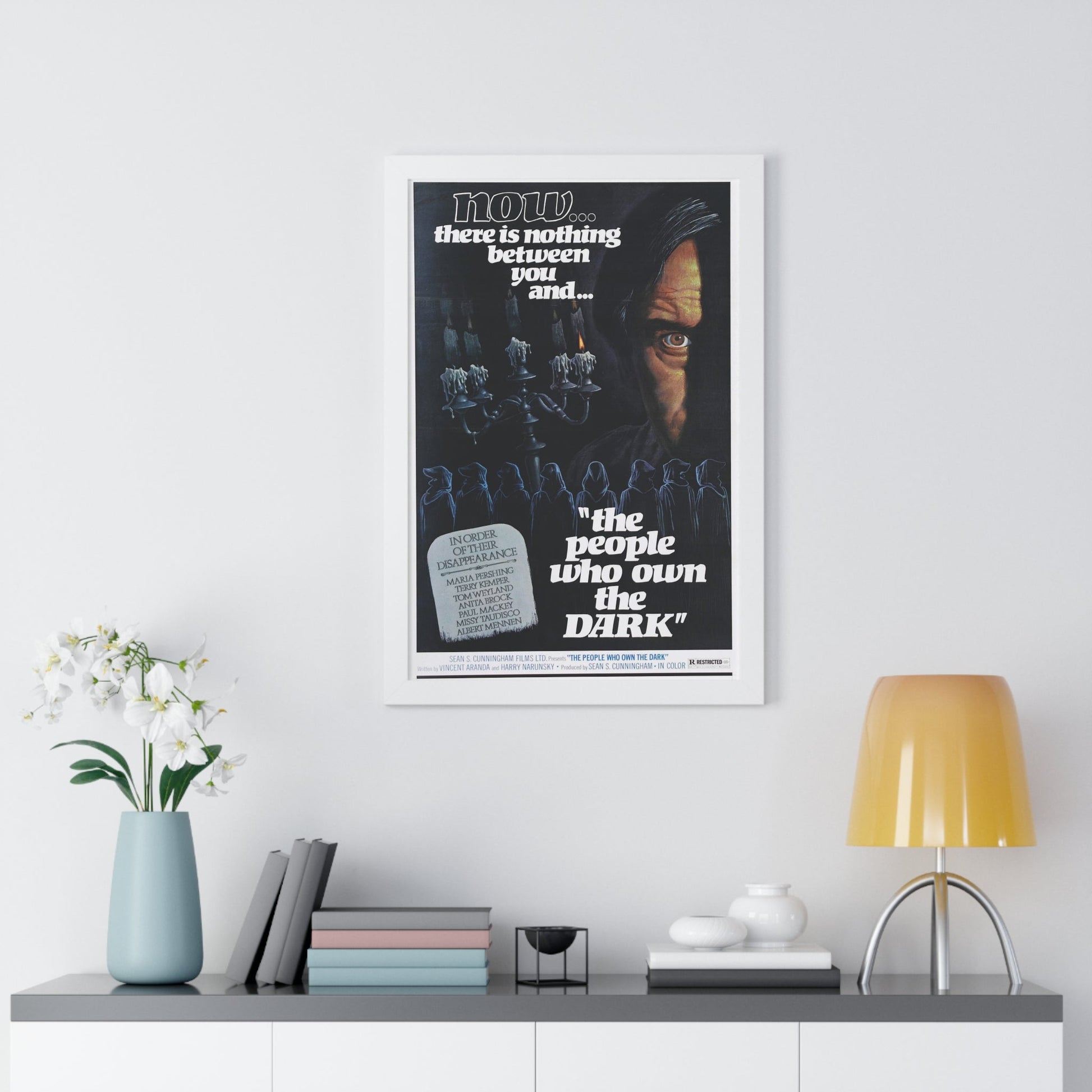 THE PEOPLE WHO OWN THE DARK 1976 - Framed Movie Poster-The Sticker Space