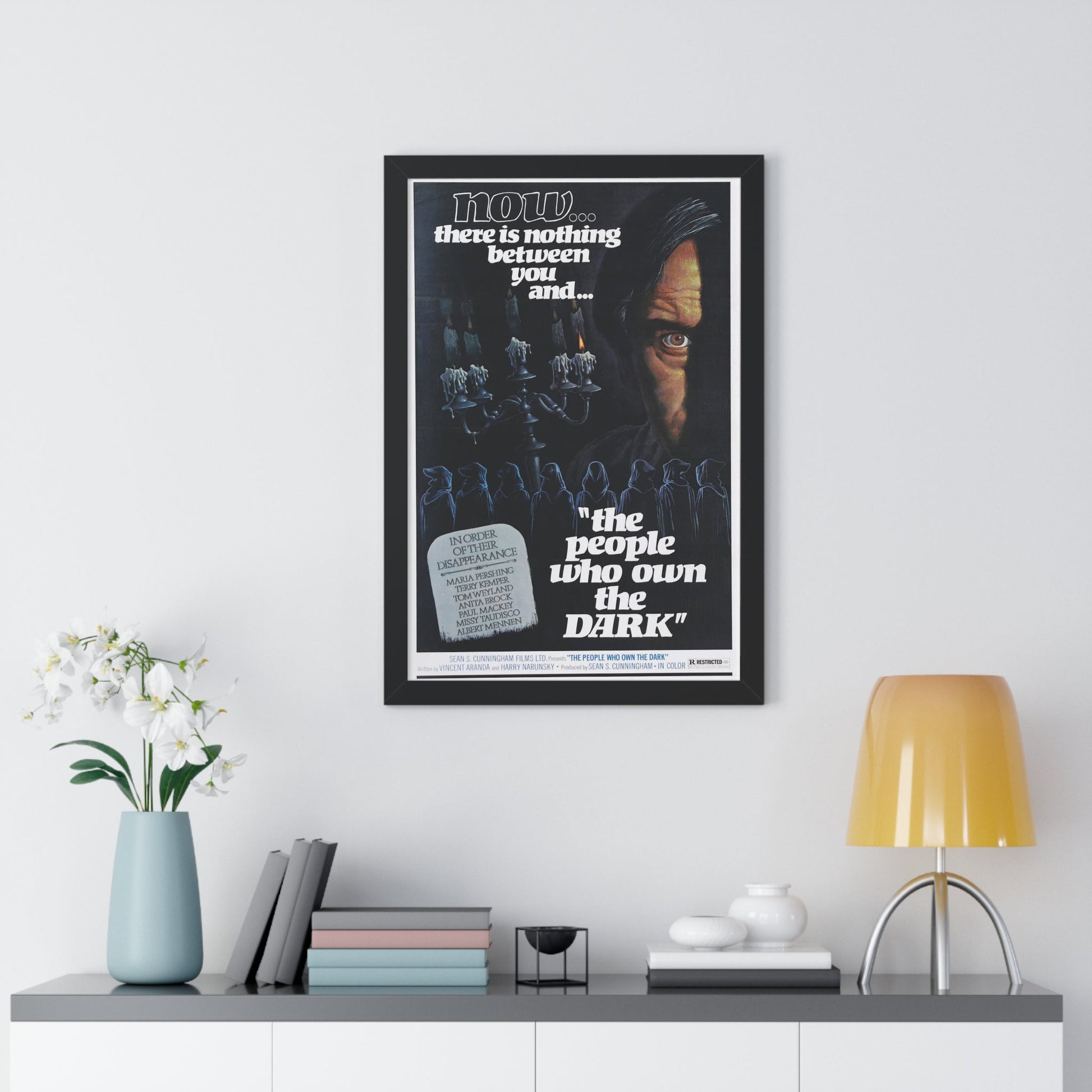 THE PEOPLE WHO OWN THE DARK 1976 - Framed Movie Poster-The Sticker Space