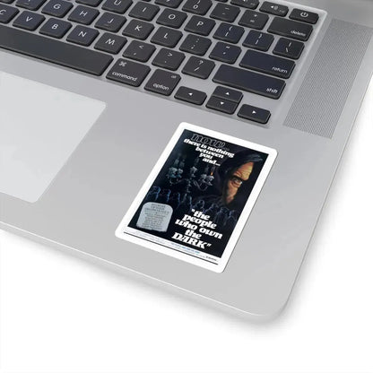 THE PEOPLE WHO OWN THE DARK 1976 Movie Poster - STICKER Vinyl Kiss-Cut Decal - The Sticker Space