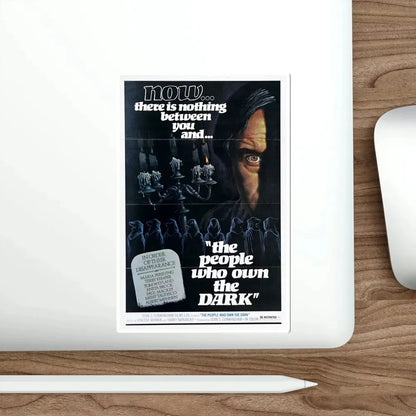 The People Who Own the Dark 1980 Movie Poster STICKER Vinyl Die-Cut Decal - The Sticker Space
