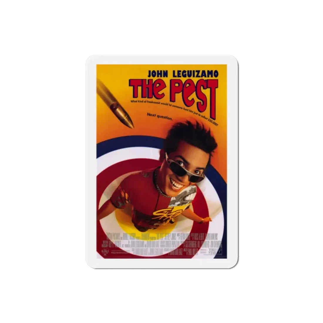 The Pest 1997 Movie Poster Refrigerator Magnet 2 Inch - The Sticker Space