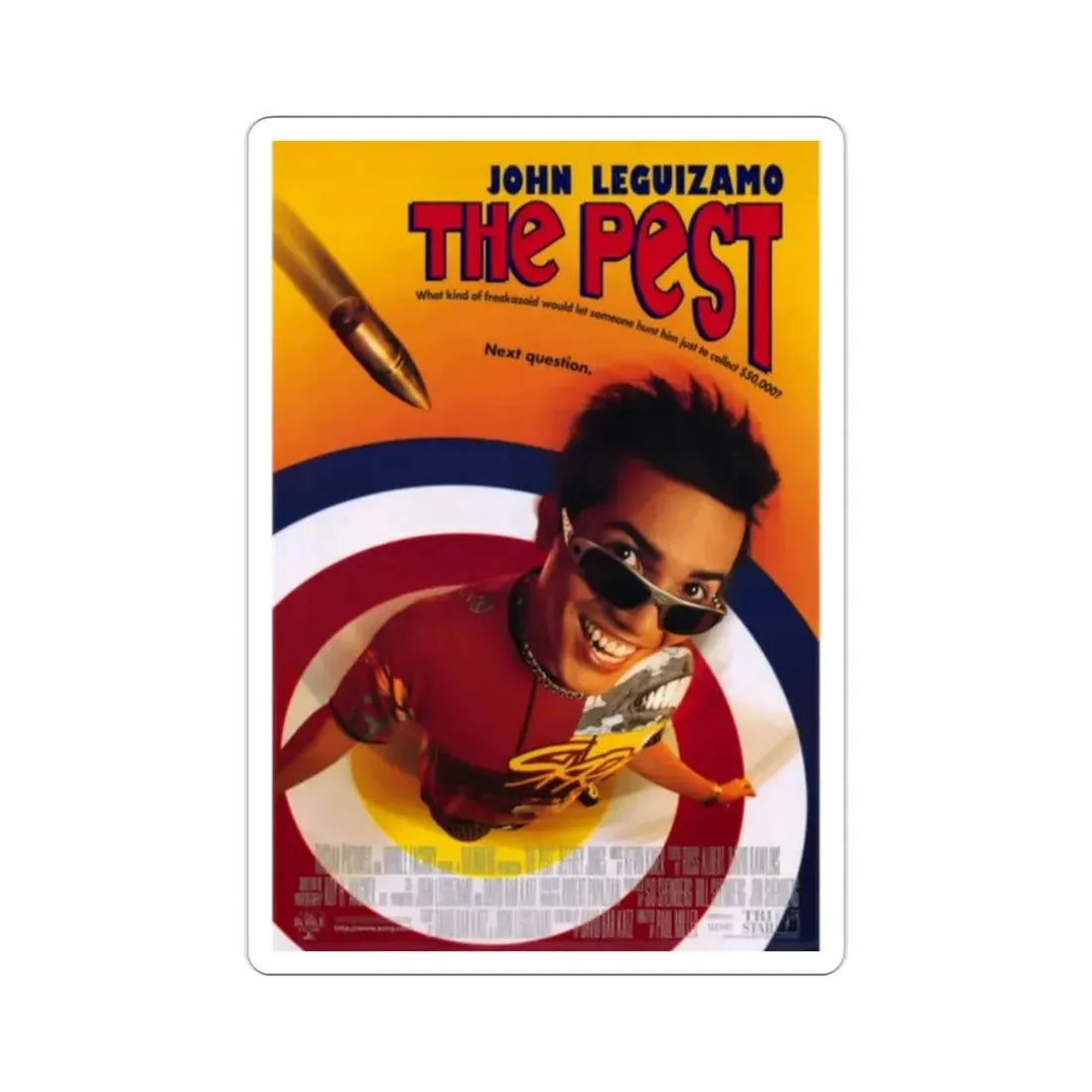 The Pest 1997 Movie Poster STICKER Vinyl Die-Cut Decal 2 Inch - The Sticker Space