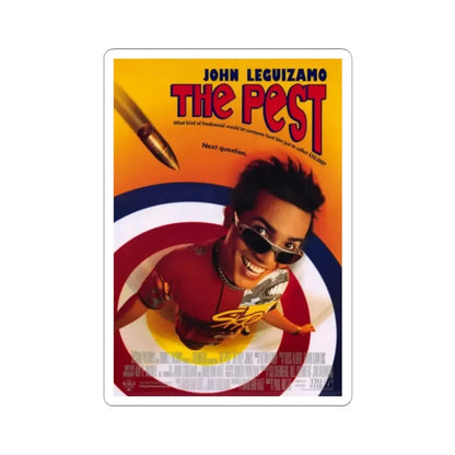 The Pest 1997 Movie Poster - STICKER Vinyl Kiss-Cut Decal 2 Inch White - The Sticker Space