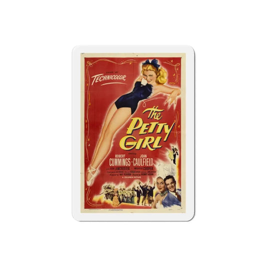 The Petty Girl 1950 Movie Poster Refrigerator Magnet 2 Inch - The Sticker Space