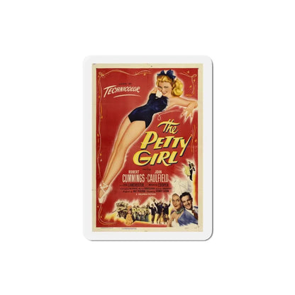 The Petty Girl 1950 Movie Poster Refrigerator Magnet 3 Inch - The Sticker Space