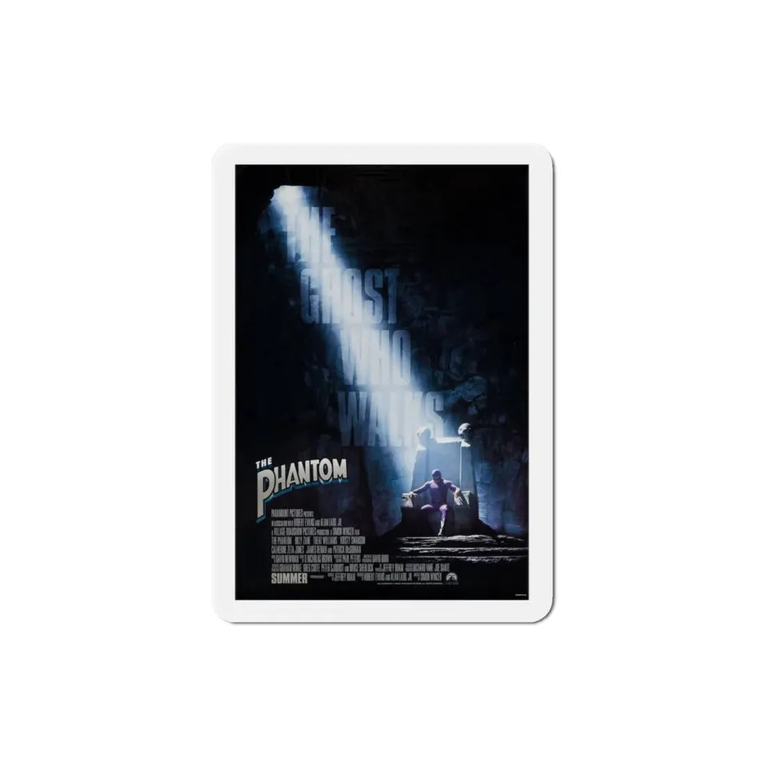 The Phantom 1996 Movie Poster Refrigerator Magnet 3 Inch - The Sticker Space