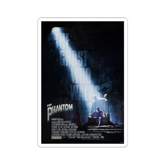 The Phantom 1996 Movie Poster - STICKER Vinyl Kiss-Cut Decal 2 Inch White - The Sticker Space