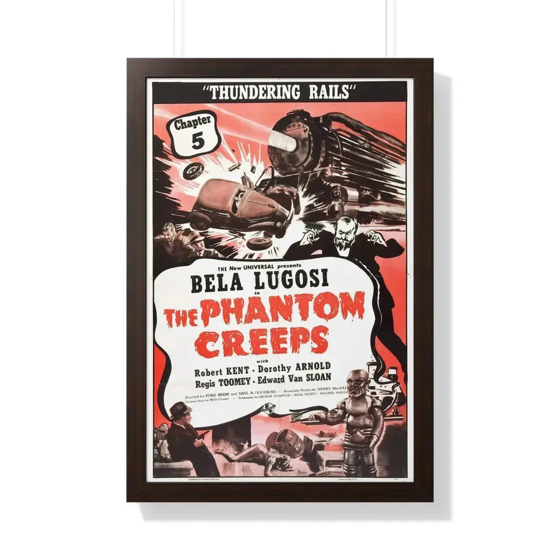 THE PHANTOM CREEPS (2) 1939 - Framed Movie Poster 20" x 30" Walnut - The Sticker Space