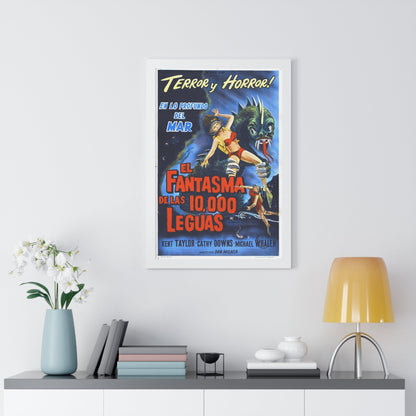 THE PHANTOM FROM 10,000 LEAGUES (ITALIAN) 1955 - Framed Movie Poster-The Sticker Space