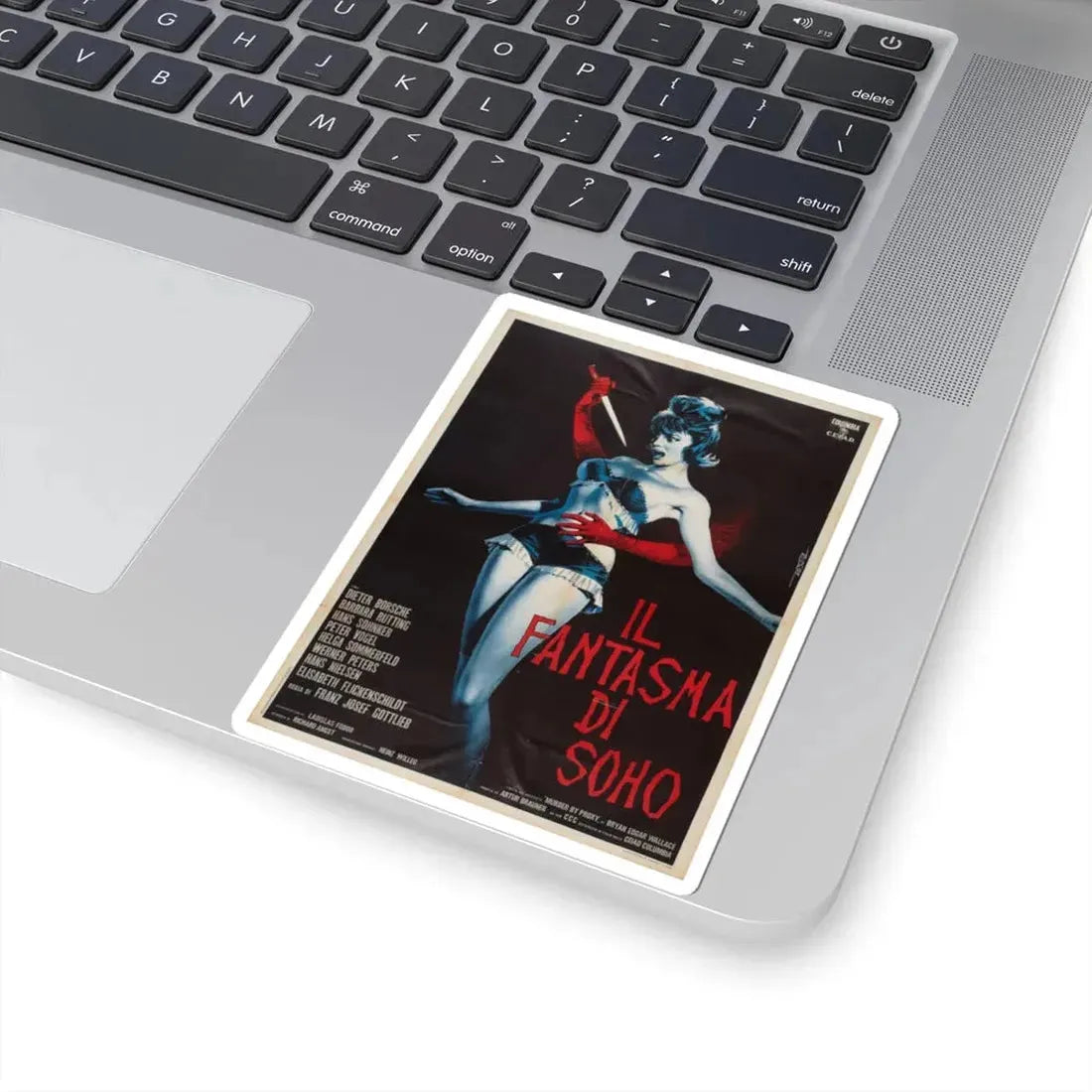 THE PHANTOM OF SOHO 1964 Movie Poster - STICKER Vinyl Kiss-Cut Decal - The Sticker Space