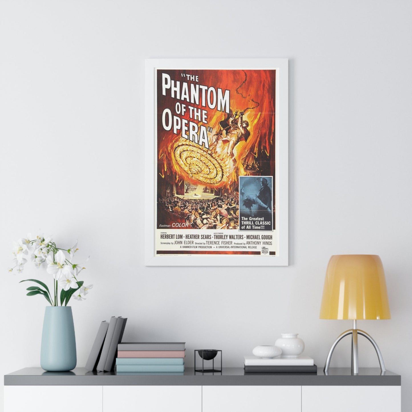 THE PHANTOM OF THE OPERA 1962 - Framed Movie Poster-The Sticker Space