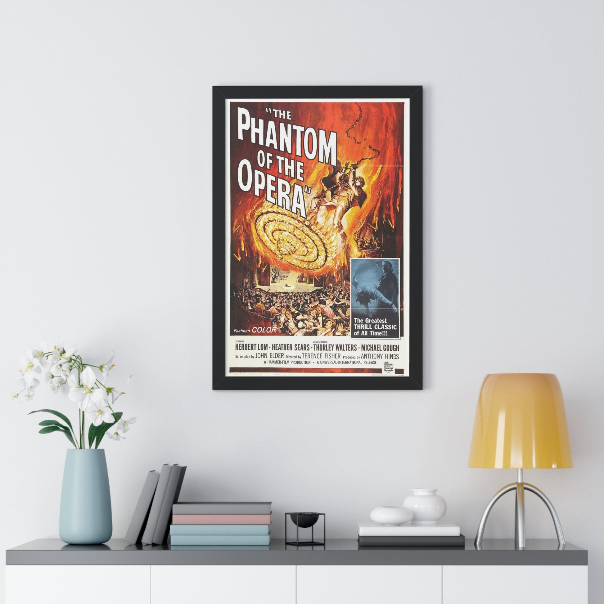 THE PHANTOM OF THE OPERA 1962 - Framed Movie Poster-The Sticker Space