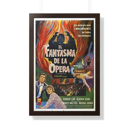 THE PHANTOM OF THE OPERA (2) 1962 - Framed Movie Poster 20" x 30" Walnut - The Sticker Space