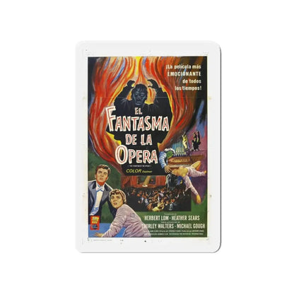 THE PHANTOM OF THE OPERA (2) 1962 Movie Poster - Refrigerator Magnet 4 Inch Die-Cut - The Sticker Space
