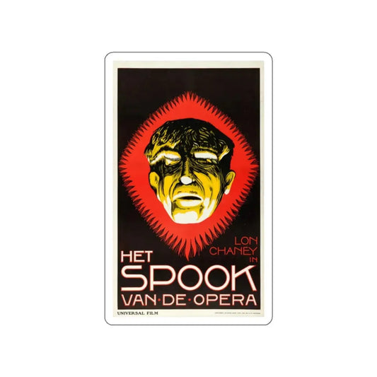THE PHANTOM OF THE OPERA (DUTCH) 1925 Movie Poster STICKER Vinyl Die-Cut Decal 2 Inch - The Sticker Space
