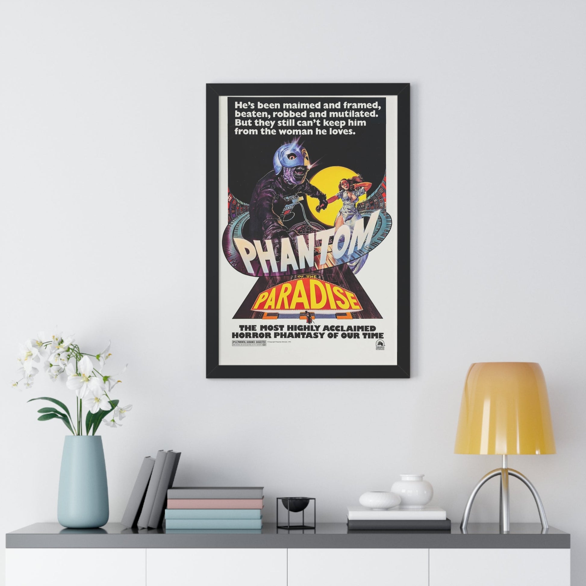 THE PHANTOM OF THE PARADISE 1974 - Framed Movie Poster-The Sticker Space