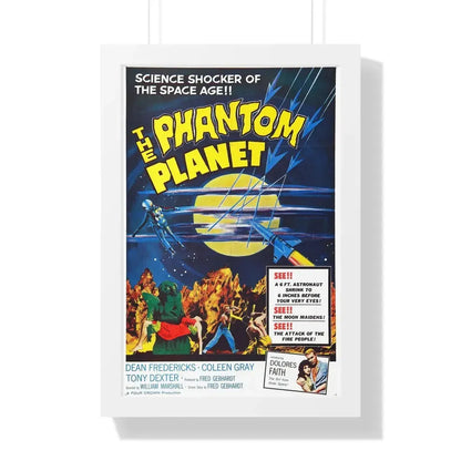 THE PHANTOM PLANET 1961 - Framed Movie Poster 16″ x 24″ White - The Sticker Space