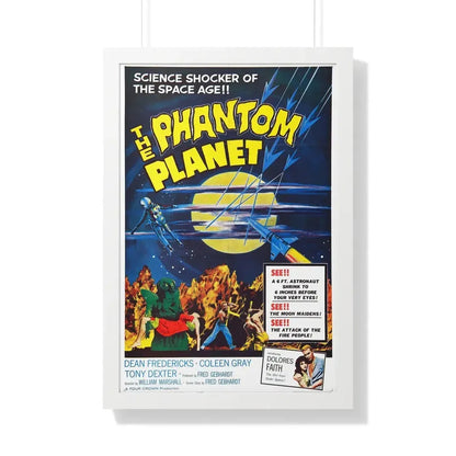 THE PHANTOM PLANET 1961 - Framed Movie Poster 20" x 30" White - The Sticker Space