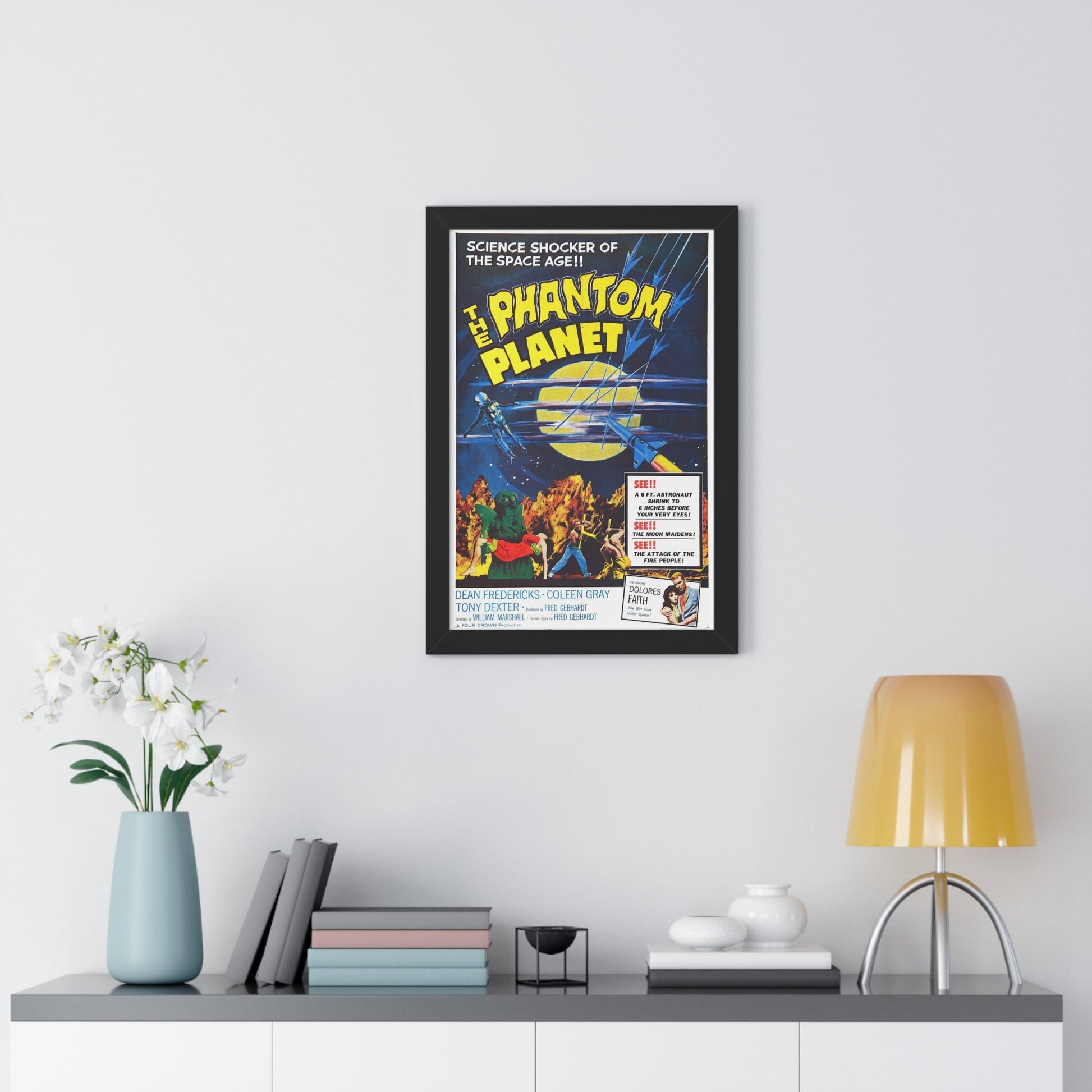 THE PHANTOM PLANET 1961 - Framed Movie Poster-The Sticker Space