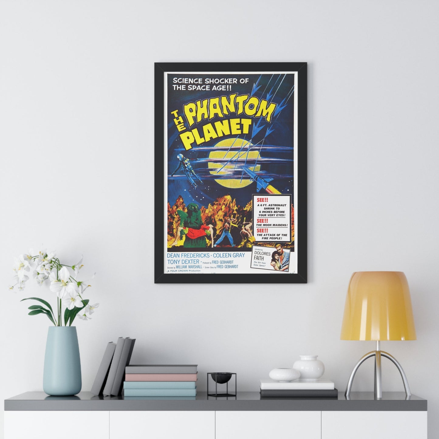 THE PHANTOM PLANET 1961 - Framed Movie Poster-The Sticker Space