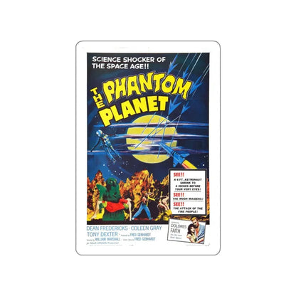 THE PHANTOM PLANET 1961 Movie Poster STICKER Vinyl Die-Cut Decal 3 Inch - The Sticker Space