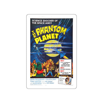 THE PHANTOM PLANET 1961 Movie Poster STICKER Vinyl Die-Cut Decal-White-The Sticker Space