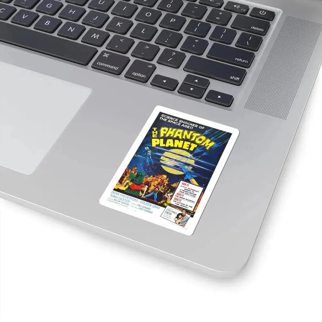 THE PHANTOM PLANET 1961 Movie Poster - STICKER Vinyl Kiss-Cut Decal - The Sticker Space