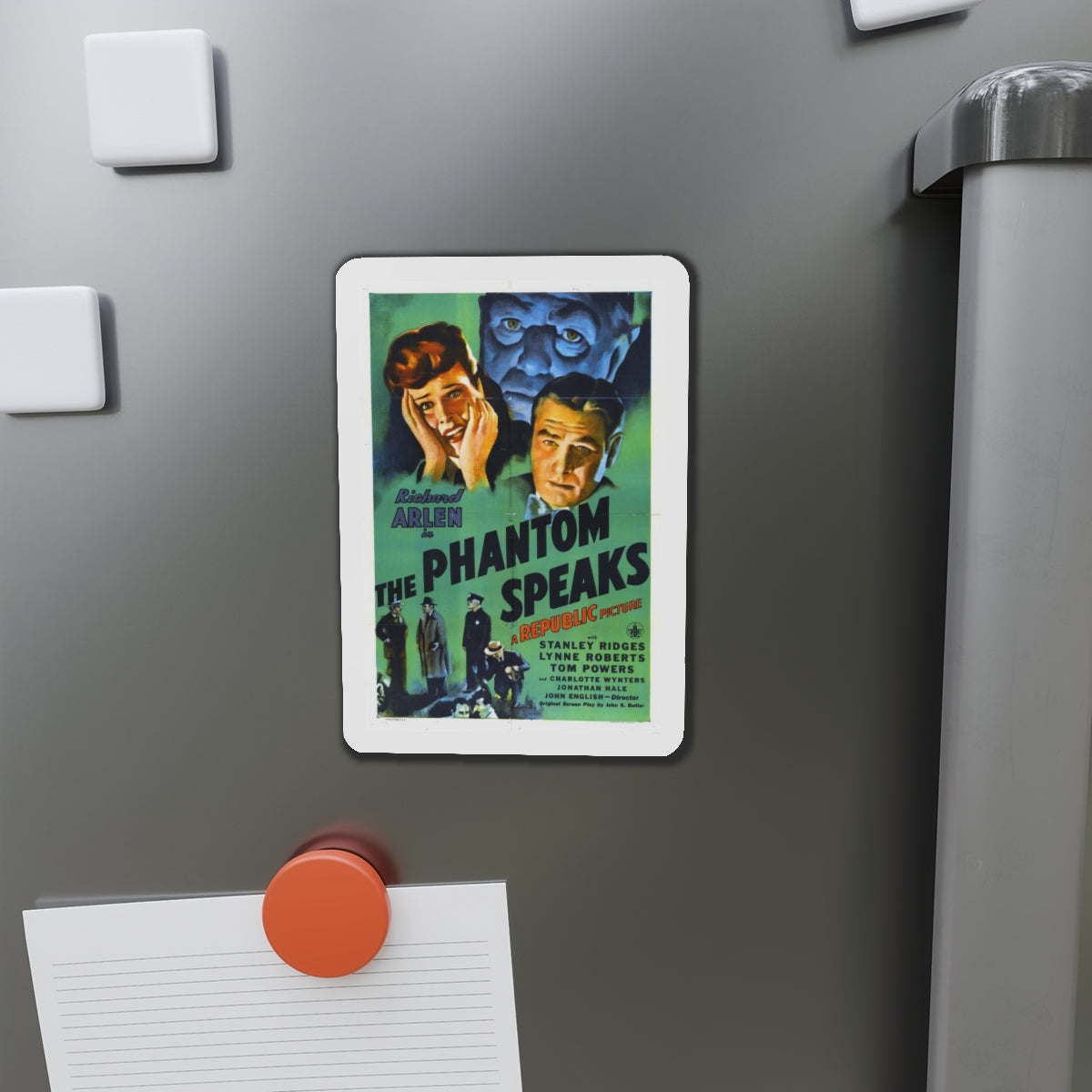 THE PHANTOM SPEAKS 1945 Movie Poster - Refrigerator Magnet-The Sticker Space