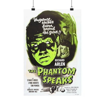 THE PHANTOM SPEAKS (2) 1945 - Paper Movie Poster-12″ x 18″-The Sticker Space