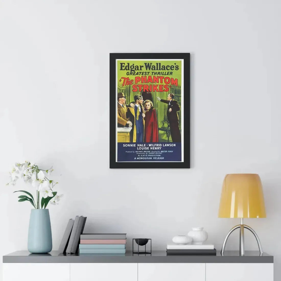 THE PHANTOM STRIKES 1938 - Framed Movie Poster - The Sticker Space