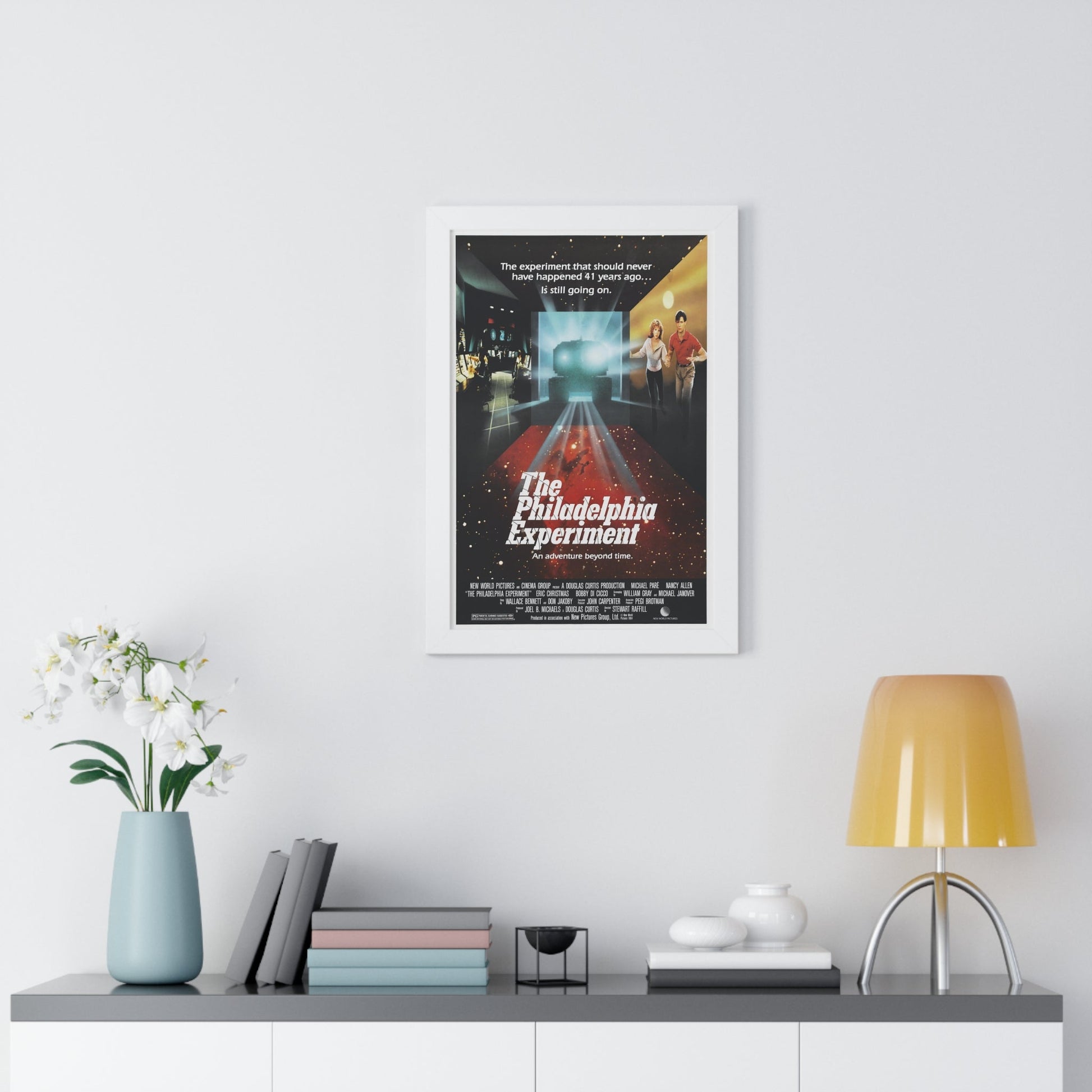 THE PHILADELPHIA EXPERIMENT 1984 - Framed Movie Poster-The Sticker Space