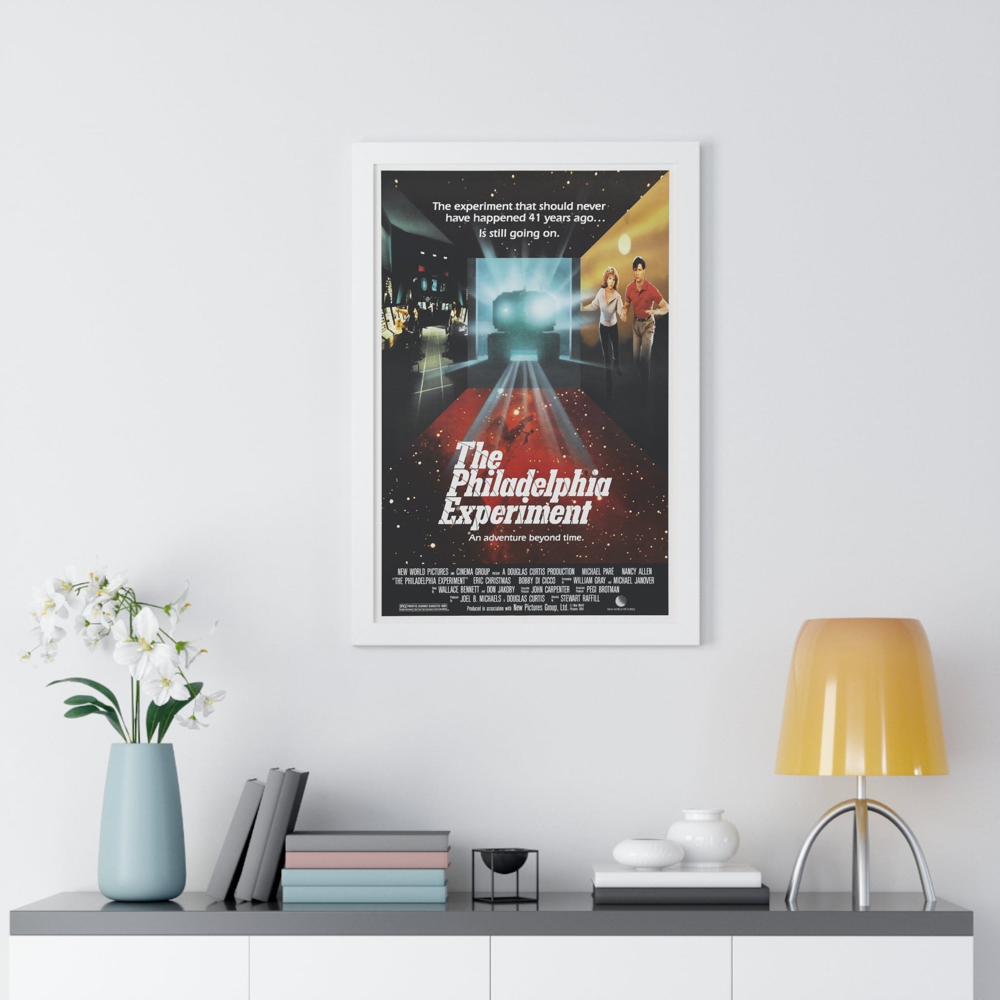 THE PHILADELPHIA EXPERIMENT 1984 - Framed Movie Poster-The Sticker Space