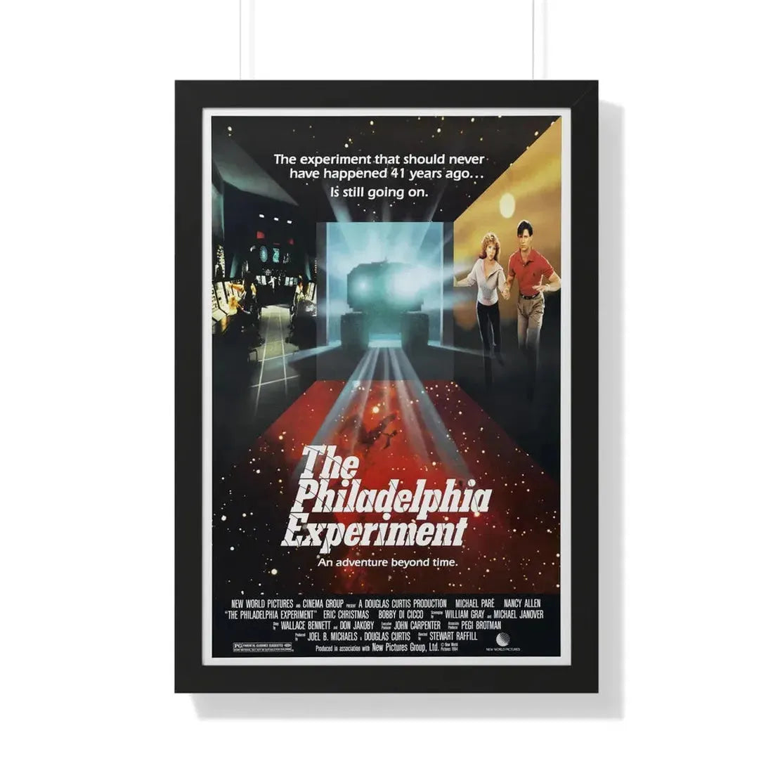 THE PHILADELPHIA EXPERIMENT 1984 - Framed Movie Poster 20" x 30" Black - The Sticker Space