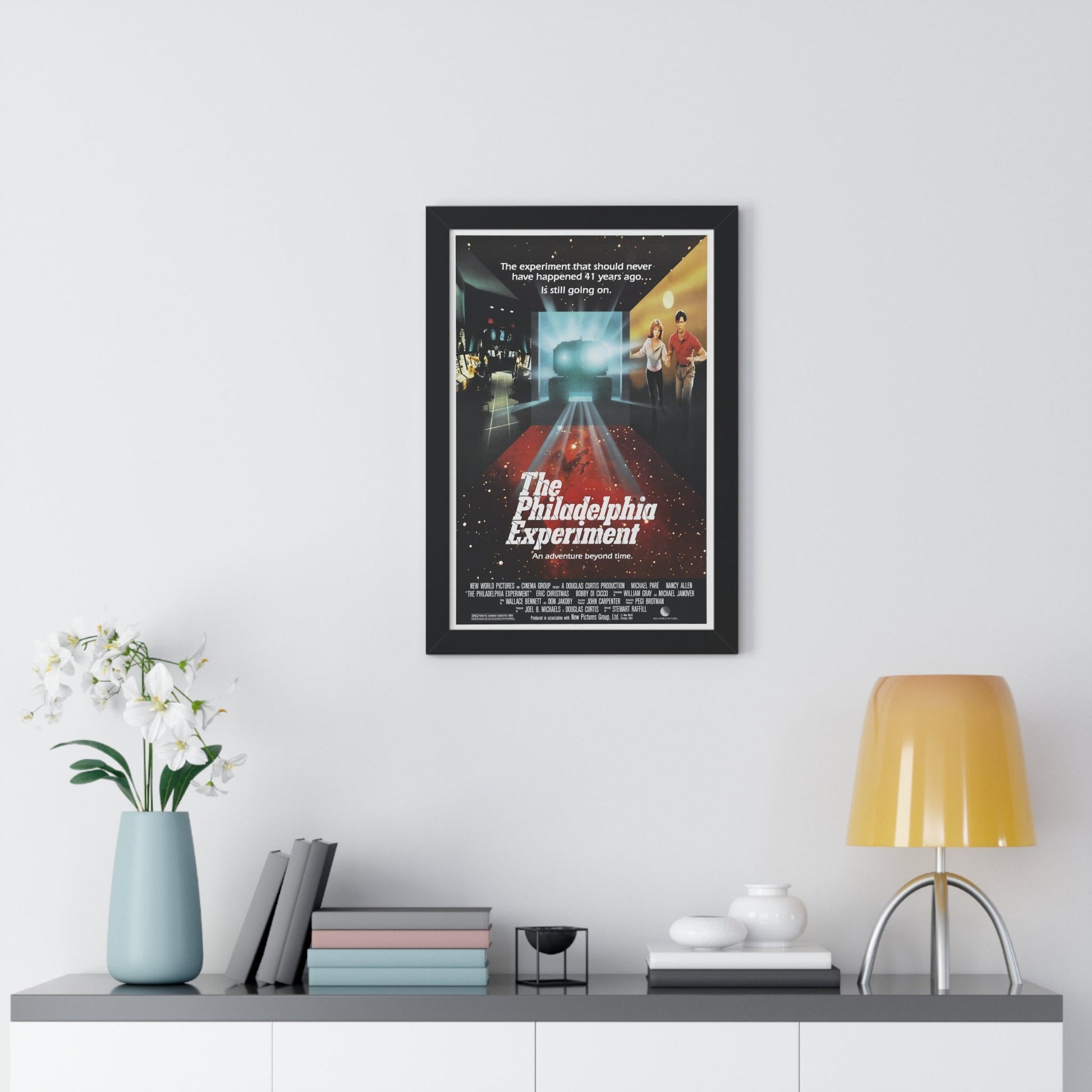 THE PHILADELPHIA EXPERIMENT 1984 - Framed Movie Poster-The Sticker Space