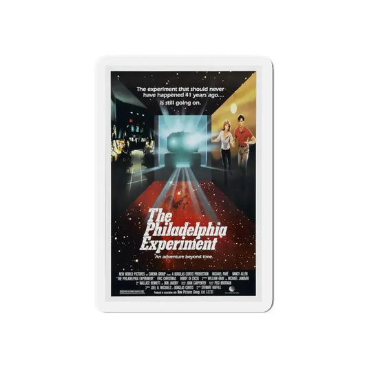 THE PHILADELPHIA EXPERIMENT 1984 Movie Poster - Refrigerator Magnet 6 Inch Die-Cut - The Sticker Space