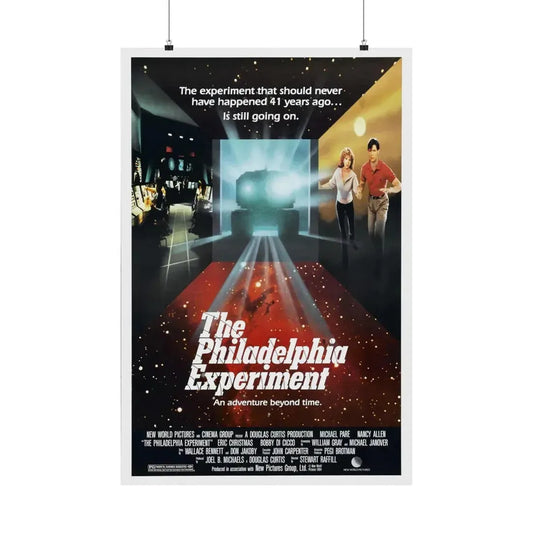 THE PHILADELPHIA EXPERIMENT 1984 - Paper Movie Poster 24″ x 36″ Matte - The Sticker Space