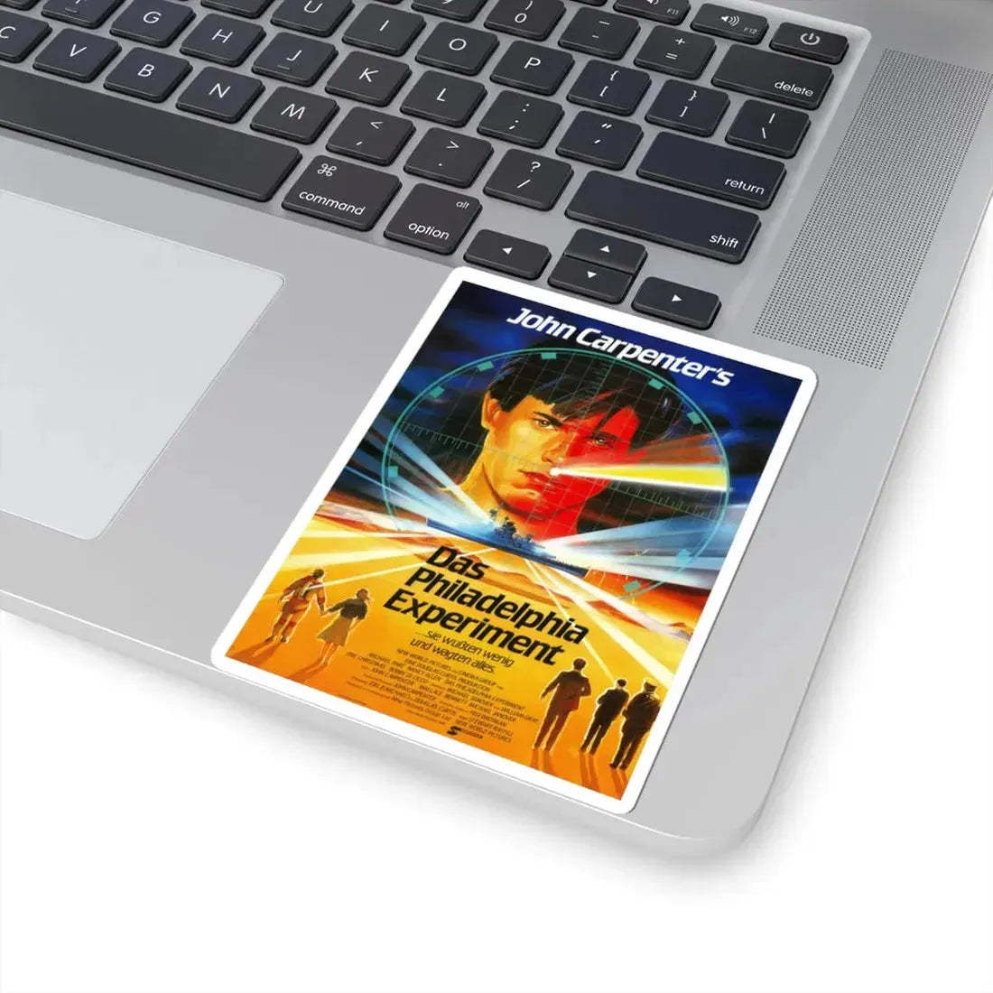 THE PHILADELPHIA EXPERIMENT (GERMAN) 1984 Movie Poster - STICKER Vinyl Kiss-Cut Decal - The Sticker Space