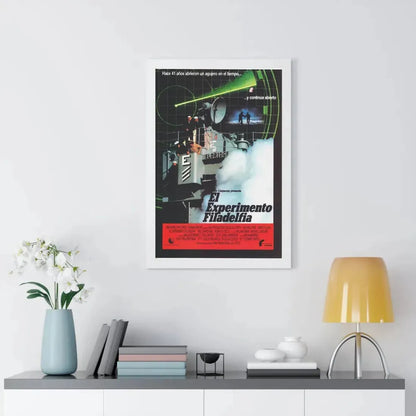 THE PHILADELPHIA EXPERIMENT (SPANISH) 1984 - Framed Movie Poster - The Sticker Space