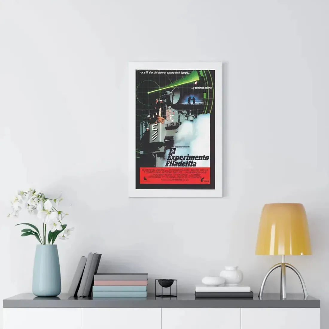THE PHILADELPHIA EXPERIMENT (SPANISH) 1984 - Framed Movie Poster - The Sticker Space