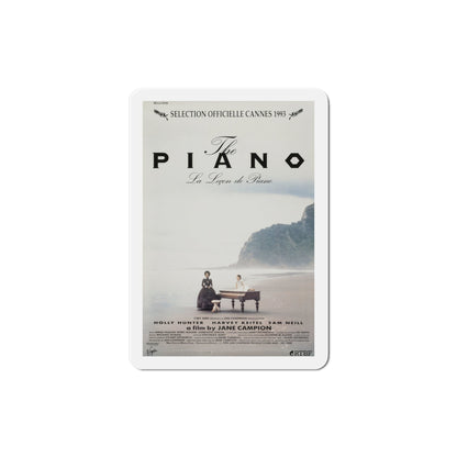 The Piano 1993 Movie Poster Die-Cut Magnet-4" x 4"-The Sticker Space