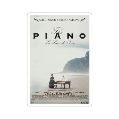 The Piano 1993 Movie Poster STICKER Vinyl Die-Cut Decal 3 Inch - The Sticker Space