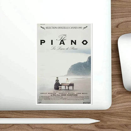 The Piano 1993 Movie Poster STICKER Vinyl Die-Cut Decal - The Sticker Space