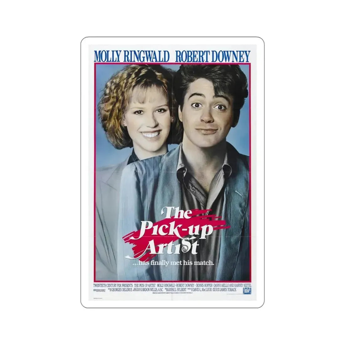 The Pick up Artist 1987 Movie Poster STICKER Vinyl Die-Cut Decal 5 Inch - The Sticker Space