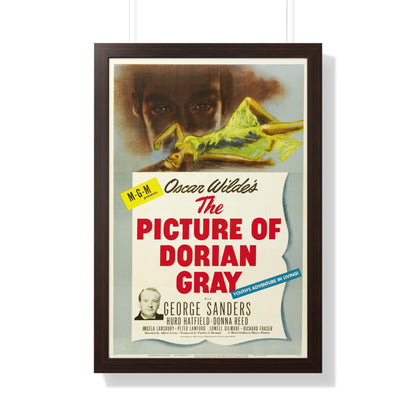 THE PICTURE OF DORIAN GRAY 1945 - Framed Movie Poster-20" x 30"-The Sticker Space